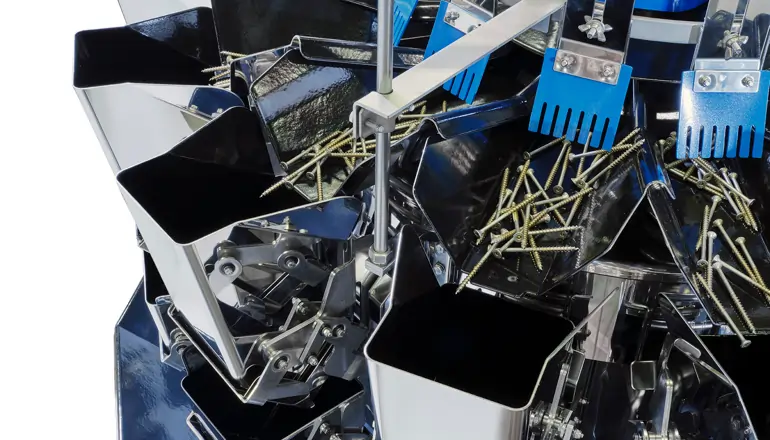 جهاز التعبئة للأجزاء الصناعية